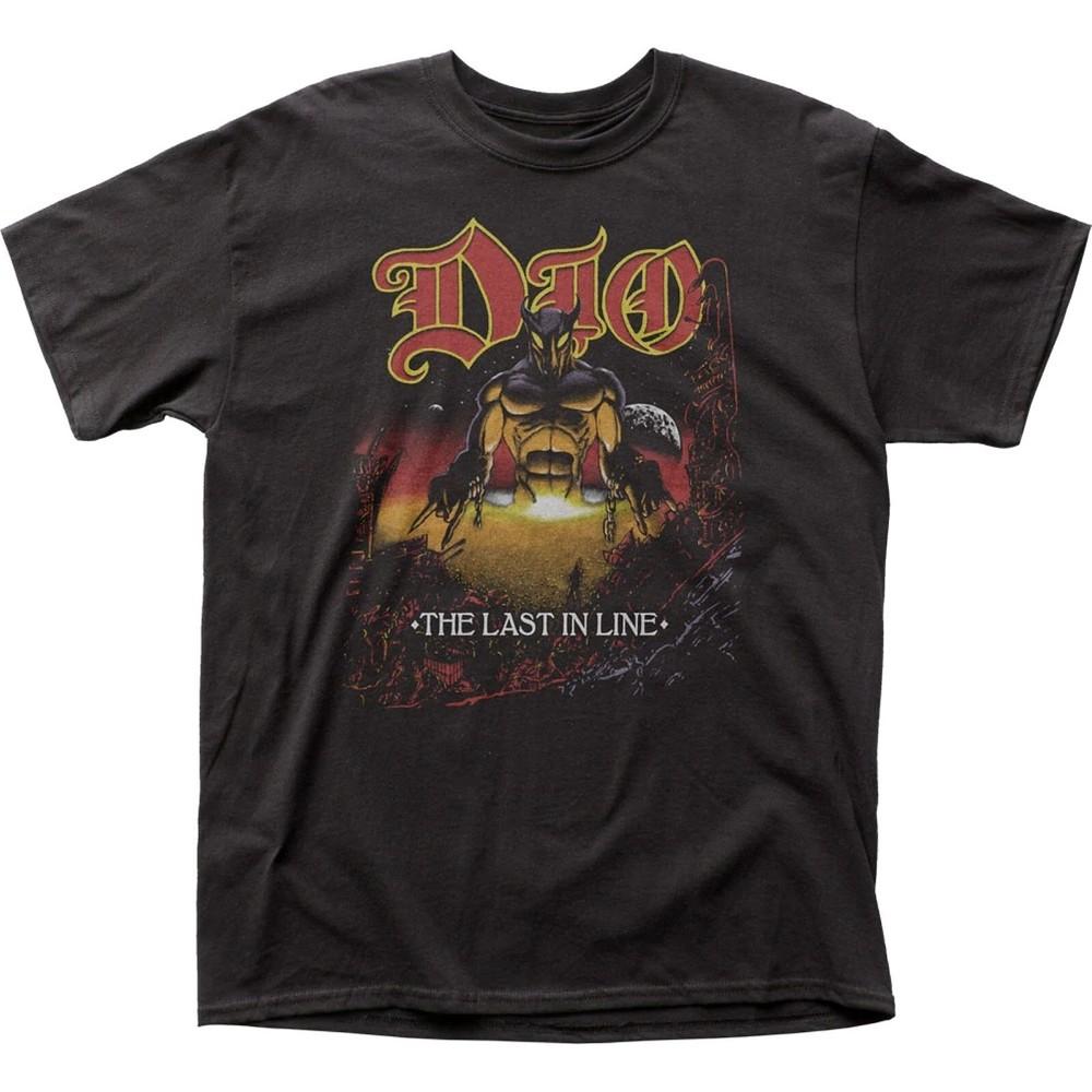 DIO cd cvr THE LAST IN LINE Официальная Футболка 2XL New sabbath diver strange magica Унисекс Футболка