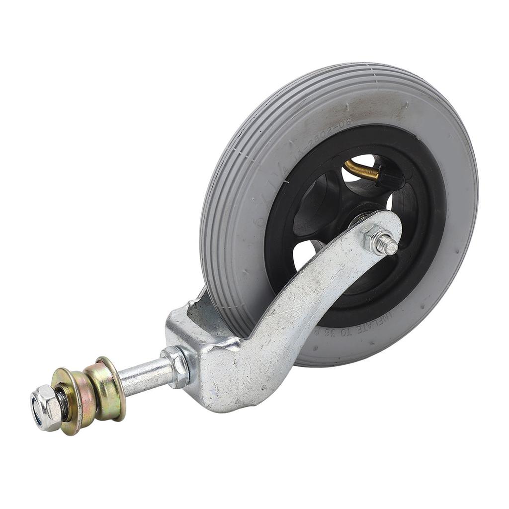 Сменное колесо для инвалидной коляски, серое, 6 дюймов, ПУ, надувное, универсальное переднее колесо для инвалидной коляски