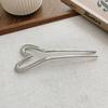 Zinc Zinc Alloy U-shaped Hair Stick Headwear Love Heart Hair Stick Elegant Metal Hairpin  Daily