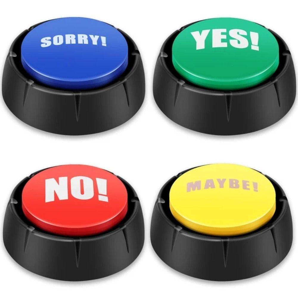 Sound Prop Maybe Sorry Button Communication Answer Buzzers Unique Yes No Button Classroom