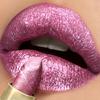 Shiny Lipstick Long-Lasting Waterproof Glitter Lip Gloss,highly Pigmented Waterproof Lip Glaze Sparkling Shine Lipstick for Parties