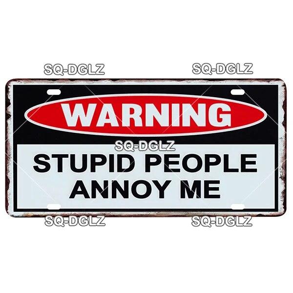 [SQ-DGLZ] Предупреждающий Человек Пещера Номерной Знак Оловянная Вывеска Магазин Бар Настенное Украшение Металлическая Вывеска Домашний Декор Живопись Таблички Художественный Плакат