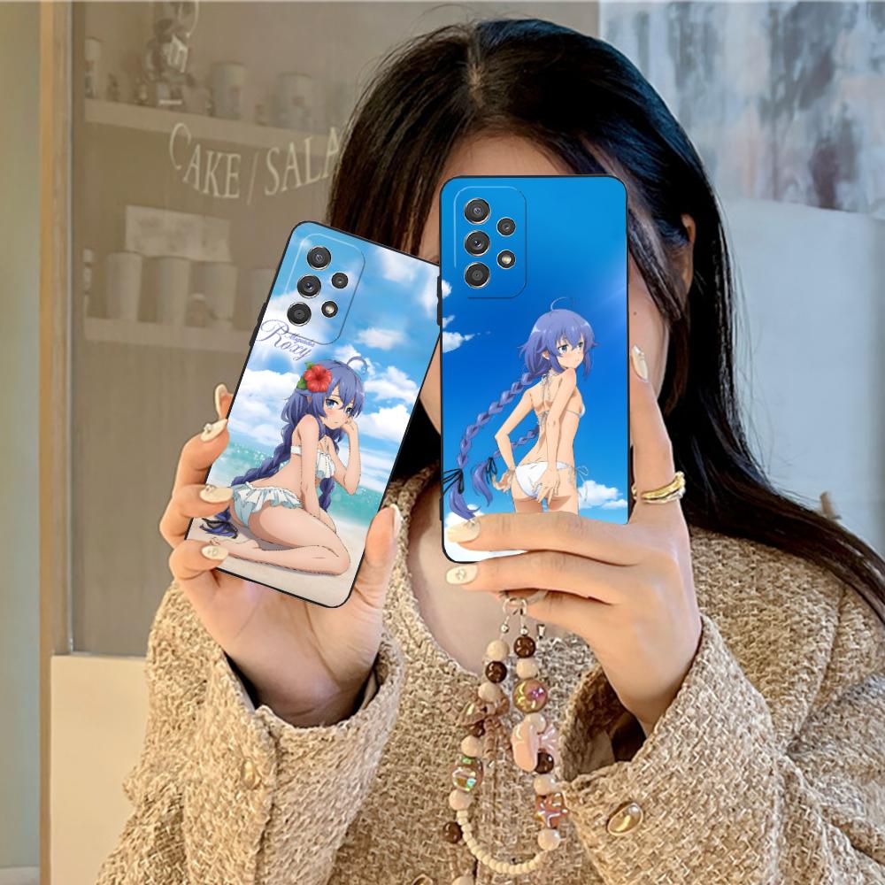 Чехол для мобильного телефона Mushoku Tensei Roxy для Samsung Galaxy M55 54 42 35 34 33 32 23 22 15 14 13 12 F55 5G Цветной чехол Роскошный