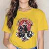 Rockabilly Vintage Rock Roll Music Sock Hop Womens T Shirt Pin Up Girl Model Girls Tees Kawaii Tops Tshirt Oversized Hipster