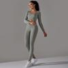 Спортивные костюмы Auroth с длинным рукавом, женские костюмы для йоги, рубашки для фитнеса, бесшовные леггинсы с высокой талией, спортивная одежда