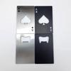 Stainless Steel Ace of Spades Bottle Opener (4-Pack)