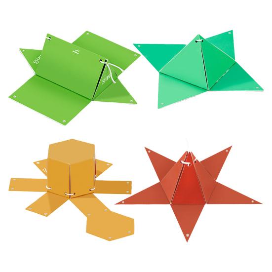 1 Набор Книга для изучения 3D-геометрии на шнурке Раннее образование Сделай сам Плетеная веревка Геометрия