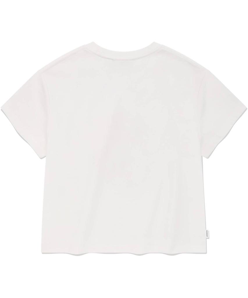 COVERNAT WOMAN Crop Fruit T-Shirt White