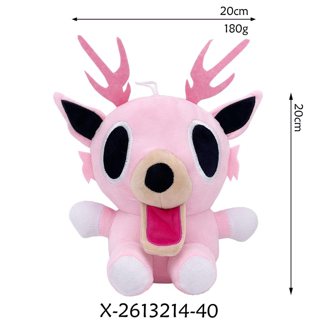 Horror 99 Nights In The Forest Deer Monster Deer Anime Cartoon Stuffed Doll Plush Toy Kids Birthday Gift