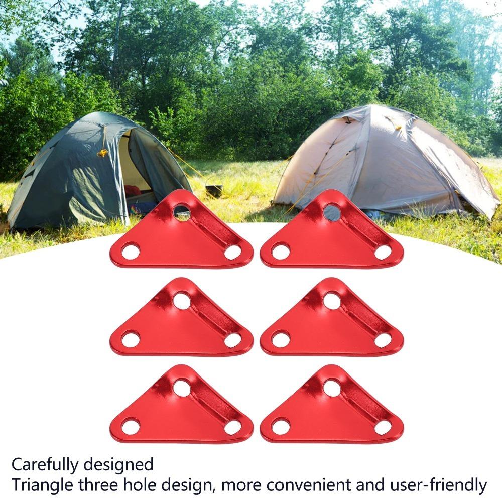 20 Pcs Ultralight Strong Tent Rope Fastener Triangle Tent Guy Line Rope Adjuster Backpacking