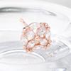 [Onm] Onm 14K Gold Needle Cubic Round Flower Rose Gold Piercing (S9594224)