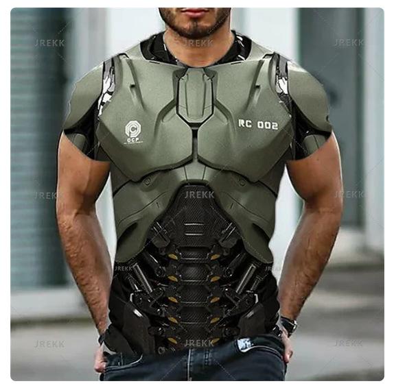 3D printed T-shirt for men and women, short-sleeve T-shirt, hip-hop casual street plus-size T-shirt, 2024 new arrival