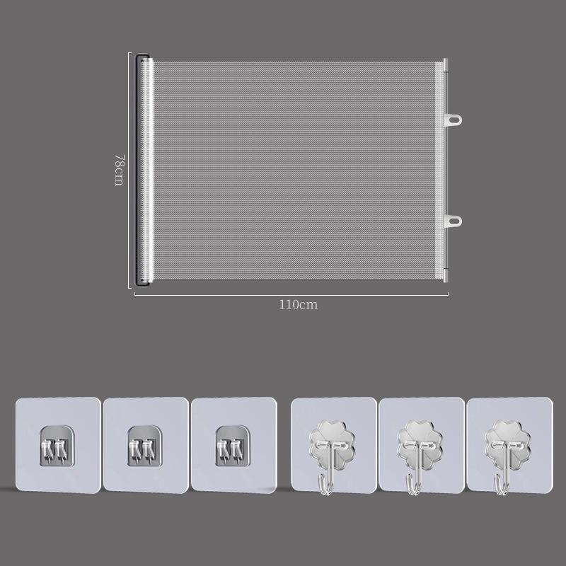 Punch-Free Retractable Pet Barrier: Dog & Cat Isolation Fence