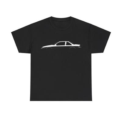 Футболка с изображением автомобиля Chevrolet Beretta Silhouette