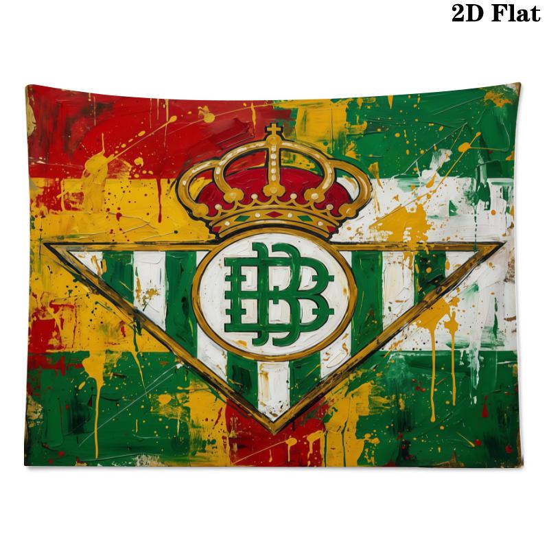 Real Betis Printed Tapestry – Wall Hanging for Bedrooms, Dorms, and Home Decor