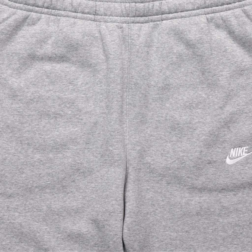 Nike Клубные флисовые однотонные повседневные мужские брюки для бега, серые BV2672-063