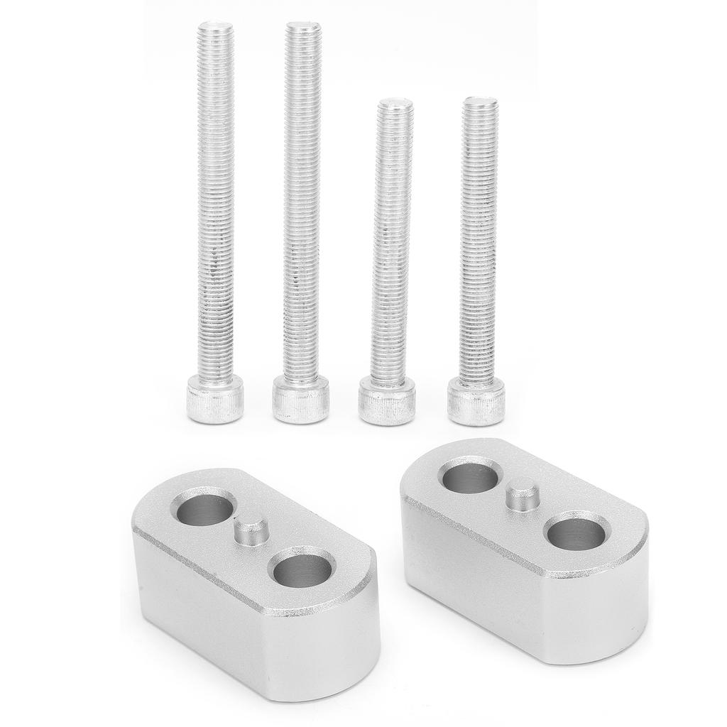 Motorbike Handlebar Riser Mount Aluminium Alloy Replacement for TRIUMPH TIGER 900 RALLY PRO GT 2020Silver