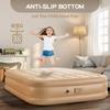Foldable Sleep Inflatable Mattress Floor Queen Size Full Automatic Air Cushion Bed Plush PVC Mattresses Bedroom Furniture