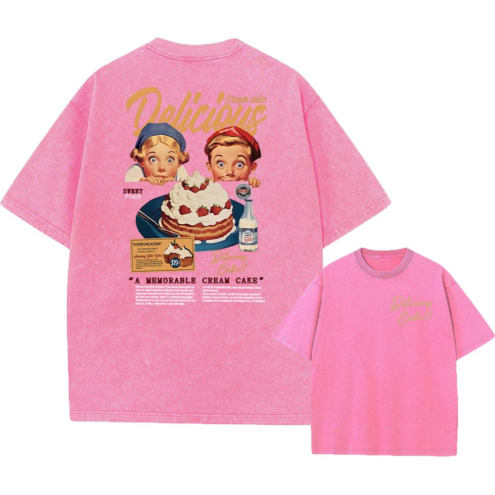 Y2k Men Washed Vintage Tshirt Black Streetwear Skull Graphic Print T Shirt Harajuku Tshirt Summer Short-sleeve Tees