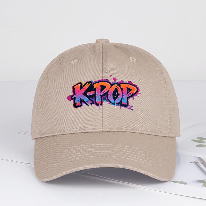 KPOP Граффити Мягкая Бейсболка Модная Яркая Корейская Волна Стиль Модная и Уникальная Повседневная Поездка Концерты Подарок для Фанатов