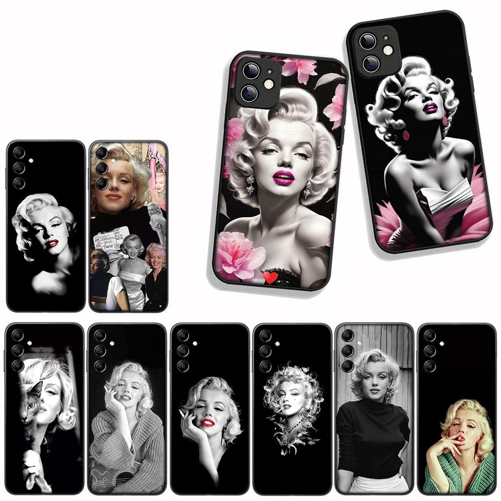Чехол Cover для Samsung Galaxy S25 S23 S22 S24 FE Ultra S10 Plus A05 A06 A15 A16 A26 A35 S10E Чехол M-Marilyns M-Monroes