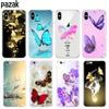 Силиконовый чехол для телефона Iphone 6X8 7 6s 5 5S SE 2020 Plus 10 XR XS 11 pro Max чехол бабочка розы цветок
