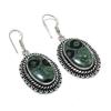 Natural Kambaba Jasper Gemstone 925 Sterling Silver Jewelry Earring 2.05" Y1T97