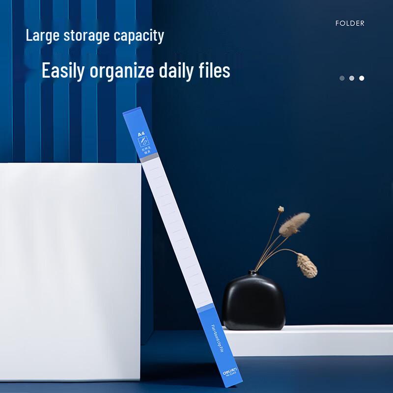 Deli 5349 A4 Strong Clip File Folder
