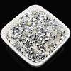 Flat Bottom Resin Diamond Beauty Sticker, Perfect for DIY Phone Cases & Nail Art. 14-cut Austrian Diamond Imitation In 2mm/3mm/4mm Sizes.