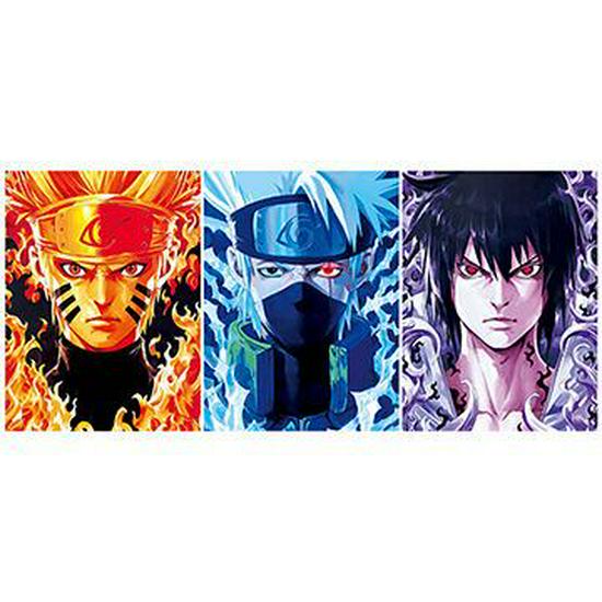 3D-лентикулярная аниме-картина: Академия Героев Наруто и Ван Пис