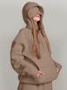 Independent Solid Color Hoodie Oversized Fall Winter Streetwear Men Women Pullover