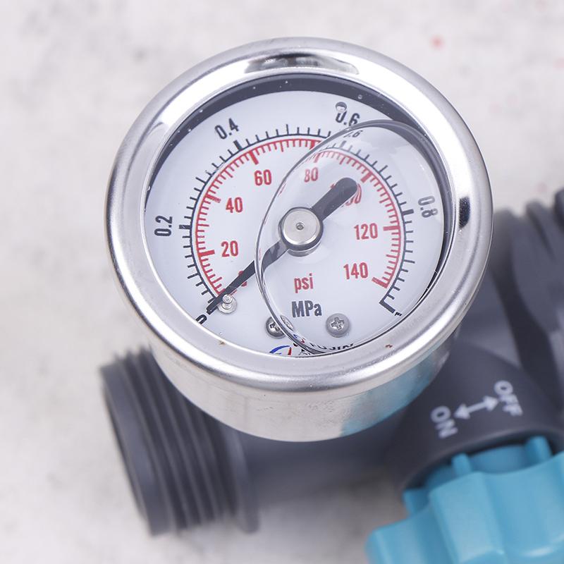 Pressure Regulator G3/4'' Adjustable Water Pressure Regulator Valve With Pressure Gauge Greenhouse Garden Irrigation Controller