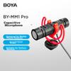 BOYA Microphone MM1Pro, Directional Camera Microphone, Mobile Phone Live Streaming, Vlog Short Video Recording, Course Meeting Instrument,