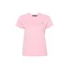 Футболка с вышитым логотипом Polo, круглым вырезом, коротким рукавом, женская, розовая 211898698-019
