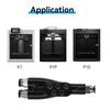 Для Bambu Lab Ams Connector 4-в-1 ПТФЭ адаптер трубный порт расширения 4 подачи многоцветный для Bambulab X1 X1C P1P P1S A1 A1Min