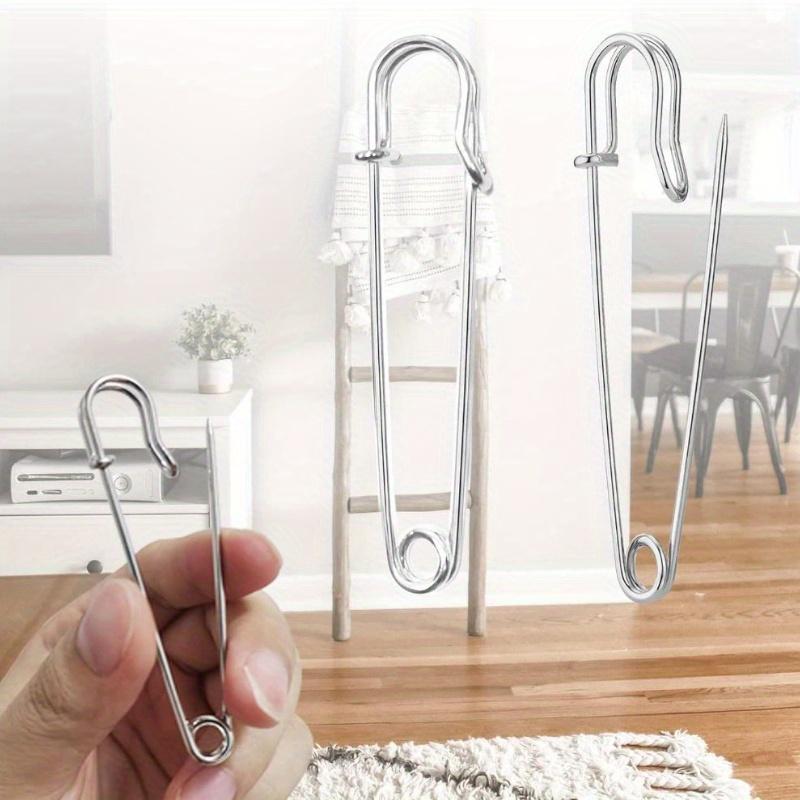 20 шт. Английские булавки 7,5 см, большие английские булавки, прочные английские булавки для одежды, кожи, холста, одеял, поделок, юбок, килтов