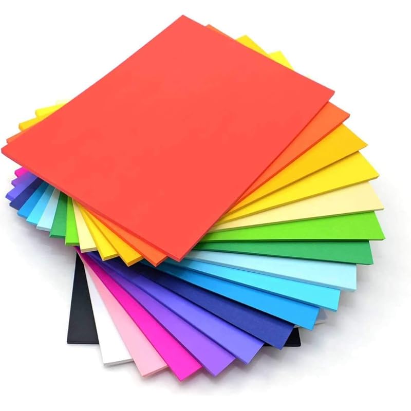 Eclet A4 100 Coloured Sheets (10 Sheets each color) Copy Printing/Art and Craft Paper Double Sided ColouredOffice Statio
