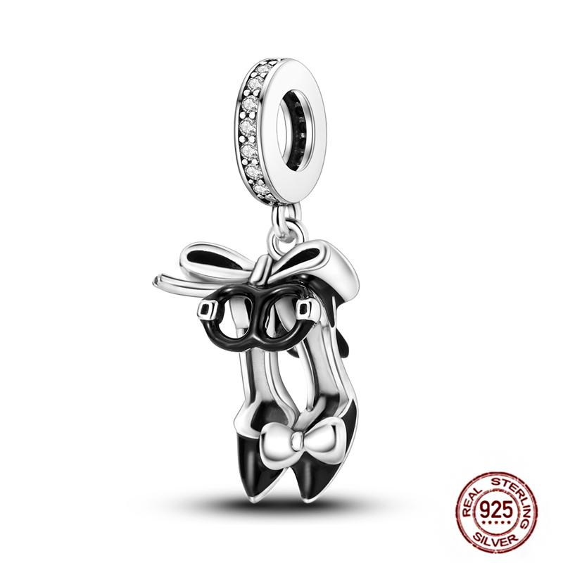 Ежедневные статьи Медные розовые парфюмерные шармы Камера Гантель Смарт-часы Бусины Подходят для оригинальных браслетов DIY Ювелирный подарок