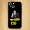Чехол для телефона S-Series Better Call Saul для iPhone15,14,13,12,11,Pro,Max,Plus,Mini,X,XS,XR,8,7,6,S,Plus,SE Мягкий черный чехол
