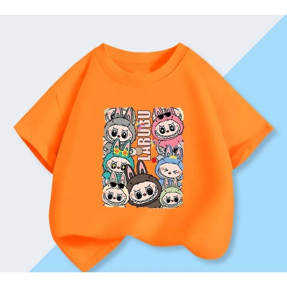 Monster Short-sleeved for Girls Fashionable Summer Clothes Half-sleeved Top