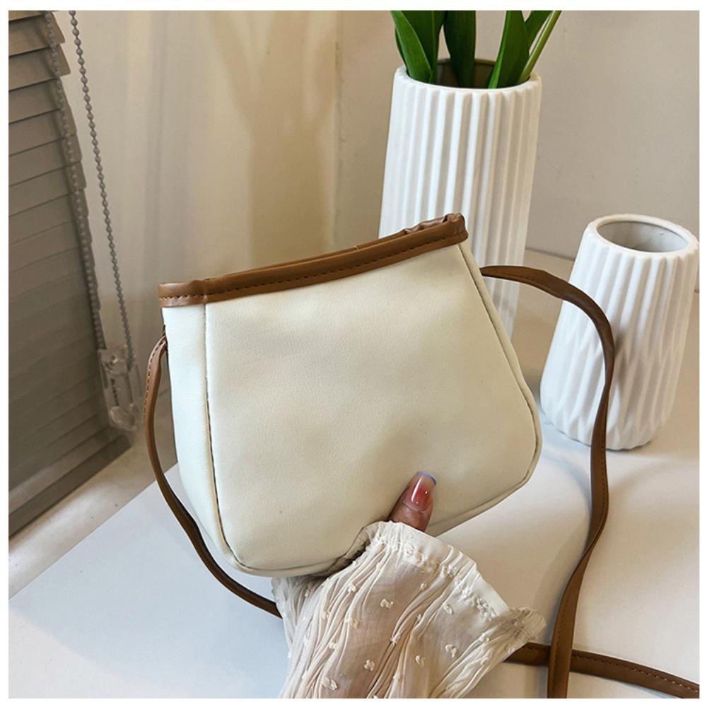 Мягкая ПУ сумка через плечо женская сумка подмышкой ретро однотонная сумка модные женские маленькие сумки через плечо