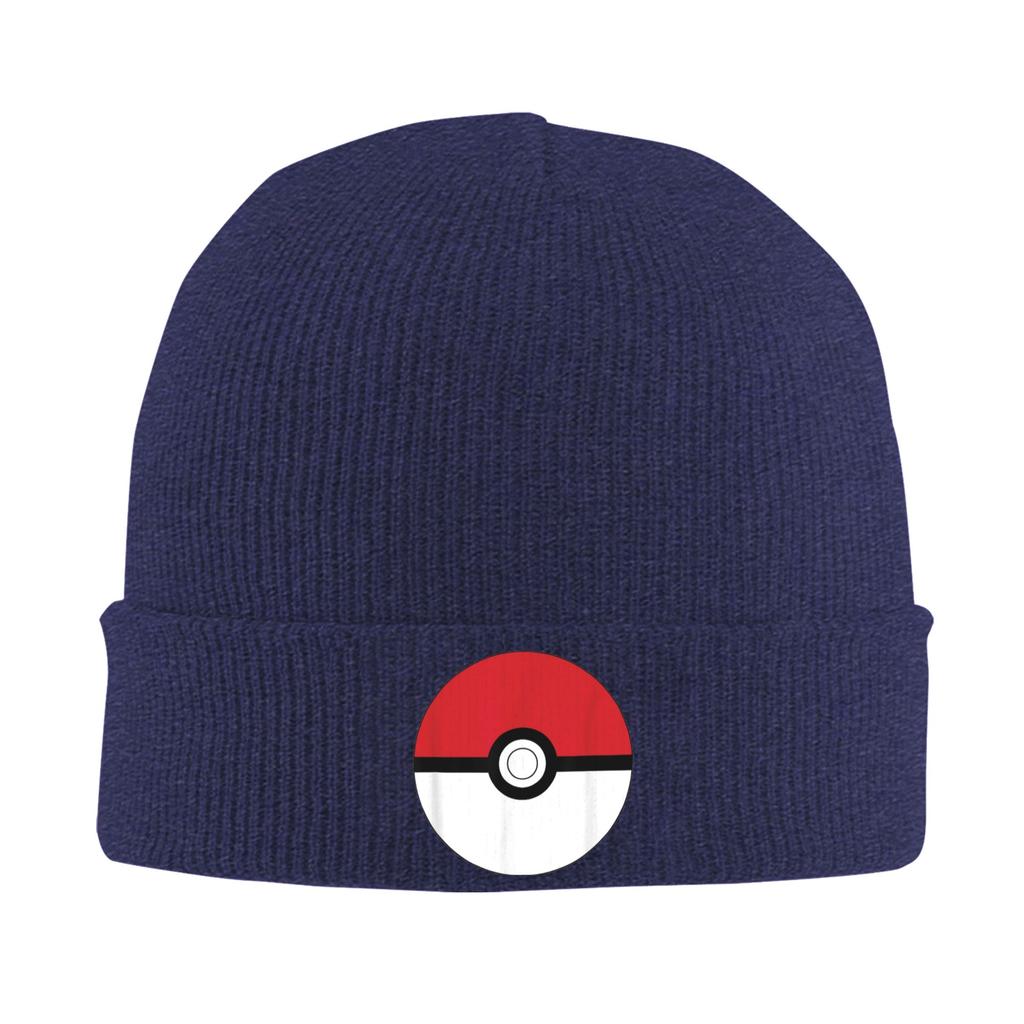 Cute Ball Pokemon Pikachu Anime Knitted Hat Beanies Winter Hats Warm Unisex New Caps for Unisex Women Gift