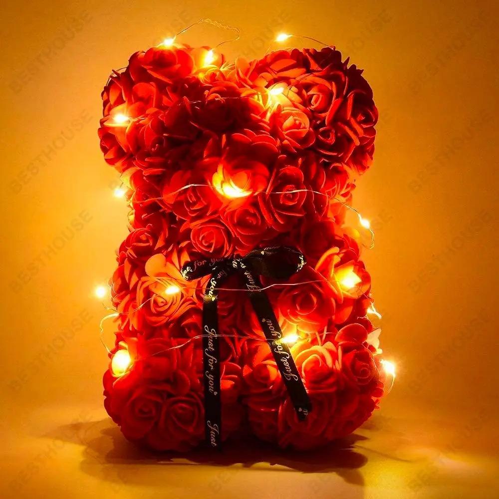 * Artificial Roses, Teddy Bear Gifts for Women San