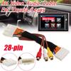 28 Pin AV Video Audio Cable For Toyota Lexus Tacoma 2 Entune Monitors Head Units