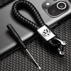 Luxury Leather Car Logo Keychain New Metal/Leather Car Styling Keychain For VW Jetta Golf Passat Touran Polo Key Accessories Nq5