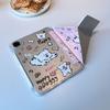 Acrylic Tri-Fold IPad Air 6 Case With Pencil Slot 7 8 9 10.2 Inch Pro 11 Stand Cover