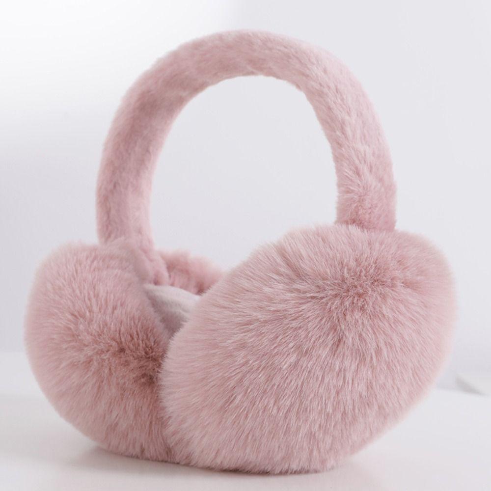 Thicken Foldable Earmuffs Folding Winter Ear Cover Fashion Plush Earmuffs Outdoor