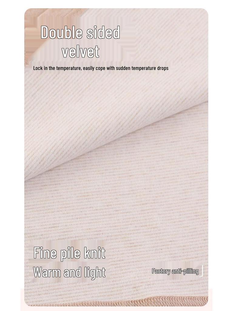 Velvet Nightgown for Women: Cozy, Skin-Friendly Mid-Length Cashmere Sweater Pajamas for Autumn/Winter - Wear Indoors or Out.