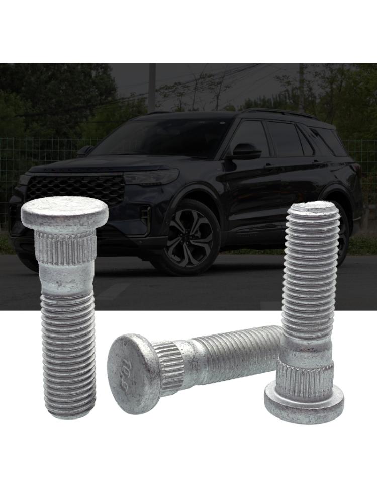 Транспортные средства Прочные и надежные 9 мм ступица прицепа/пресс-шпильки для колес Удлиненная гайка проушины колеса Крепление для шин M12x1,5, 10 шт.
