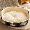 Winter Warm Large Dog Bed Thick Plaid Pet Nest Soft Cat Mat Comfortable Kennel for Medium Big Dogs Cats Pet Supplies